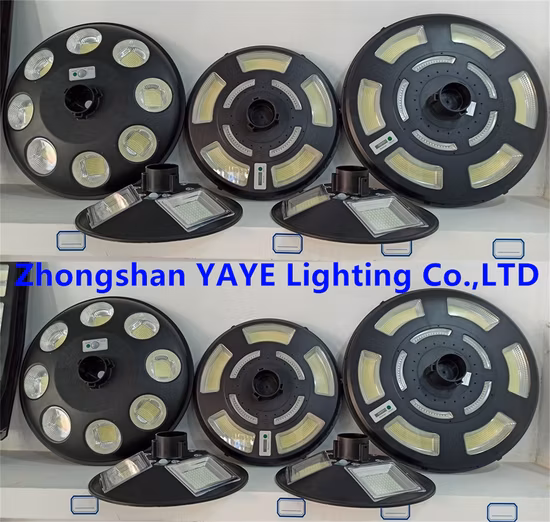 Yaye 뜨거운 판매 CE/RoHS 100W/200W/250W/300W/400W/500W/600W/800W/1000W/1500W/ COB SMD 통합 IP67 야외 태양광 LED 가로등 21년 생산